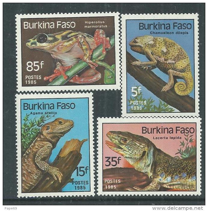 Burkina Faso N° 662 / 65 XX  Faune : Reptiles, Les 4 Valeurs Sans Charnière, TB - Burkina Faso (1984-...)