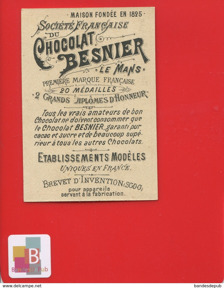 Chocolat Besnier LE MANS Jolie Chromo MÉTIER RAMONEUR EN Excellent état - Autres & Non Classés