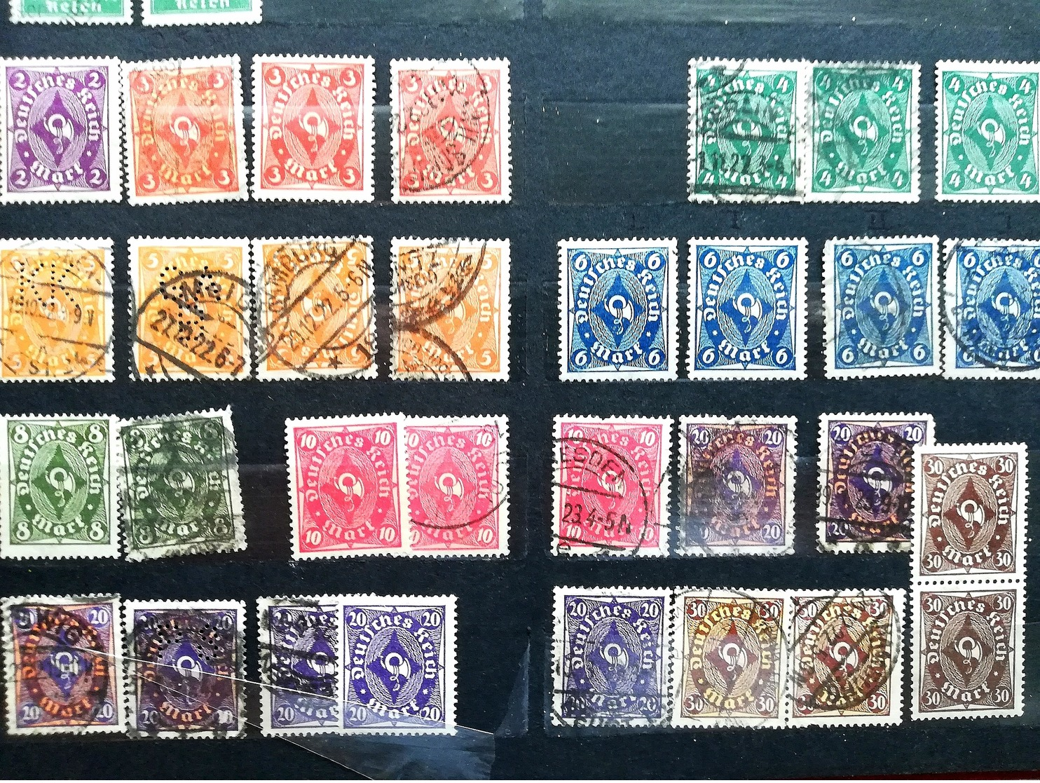 Album DEUTSCHES REICH, 1900-1945, Sammlung, Germany, Inflation, 3.Reich,Luftpost