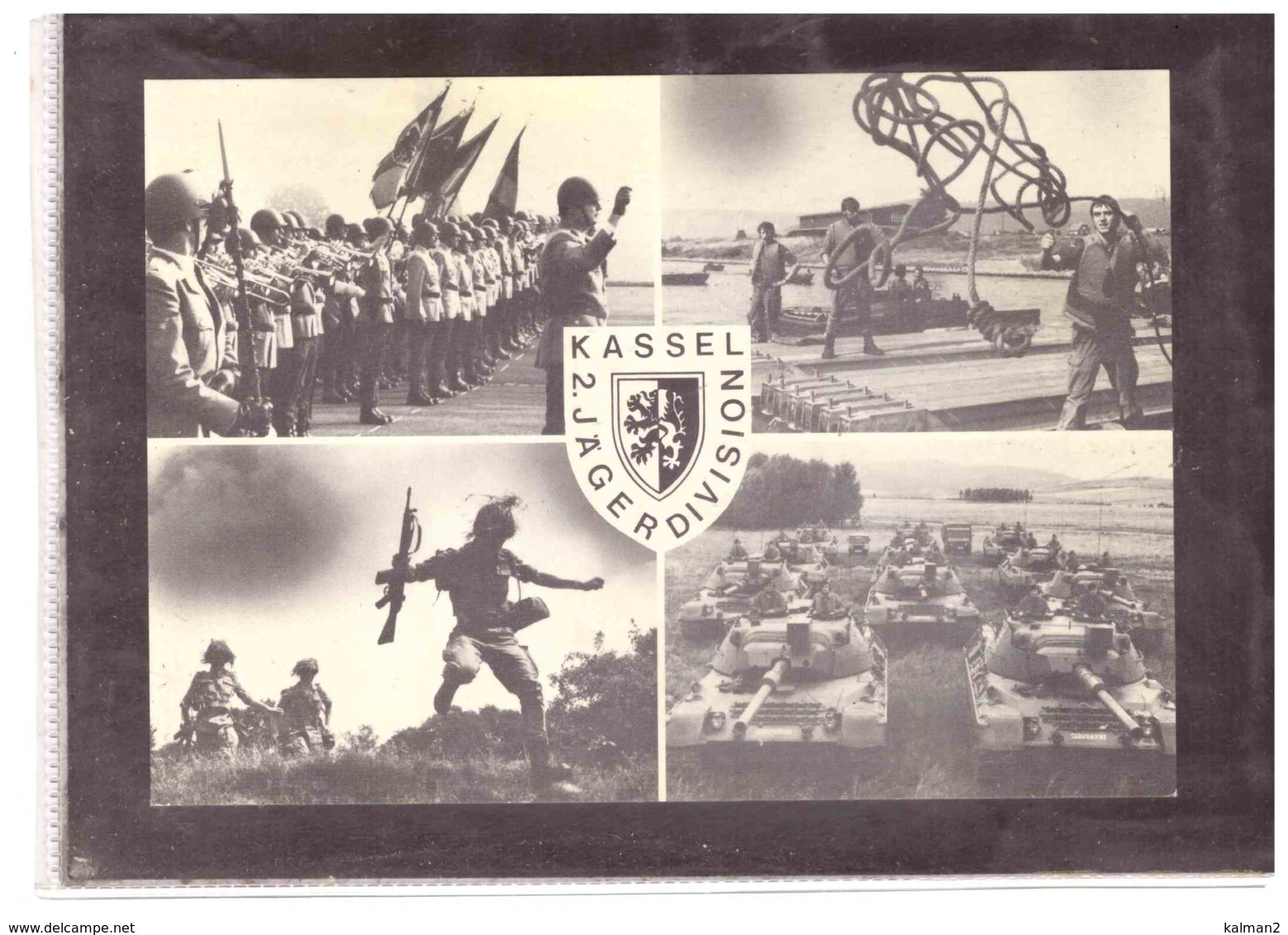 DE2048  -   KASSEL  4.6.1976    /    20 JAHRE 2. JAEGER-DIVISION - Militaria