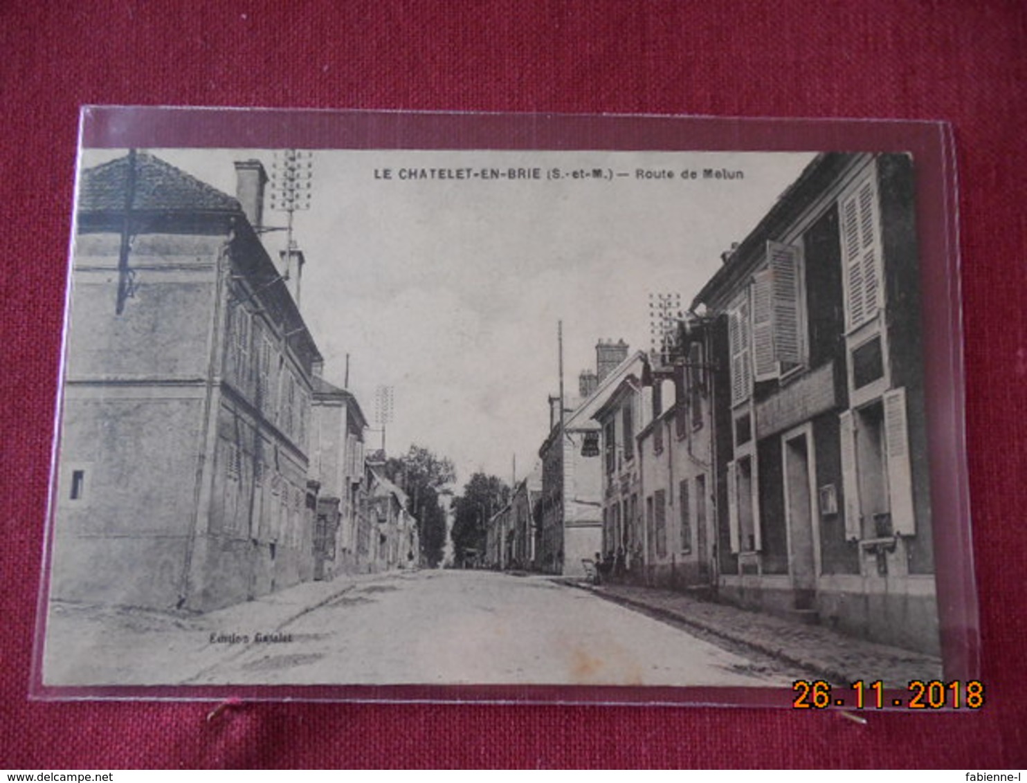 CPA - Le Châtelet-en-Brie - Route De Melun - Le Chatelet En Brie