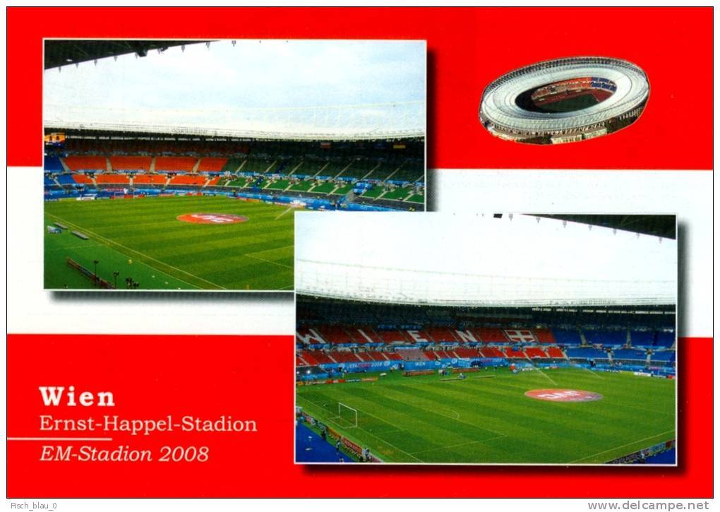 AK Ernst-Happel-Stadion Postkarte Stadium Postcard  Wien Österreich AUSTRIA Terrain Stade Sportplatz Stadio - Fussball