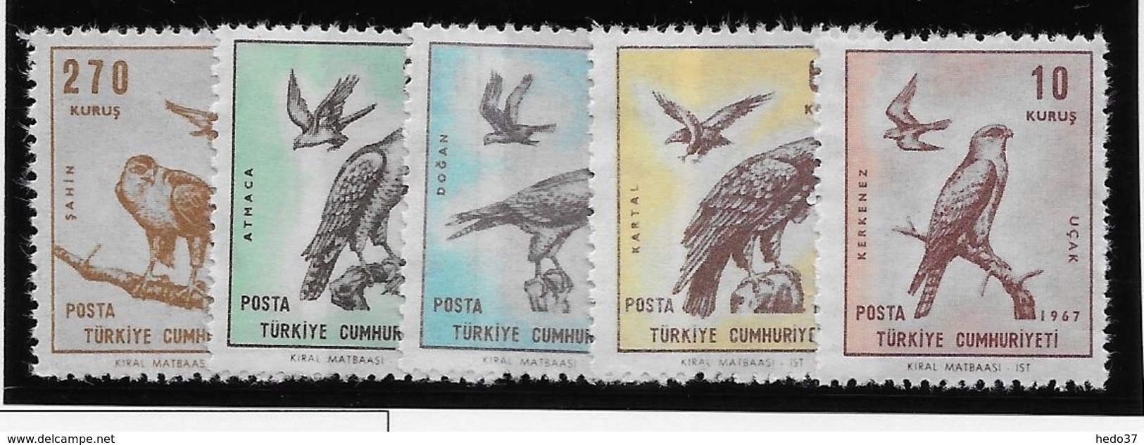 Turquie Poste Aérienne N°57/51 - Oiseaux - Neufs ** Sans Charnière - TB - Luchtpost