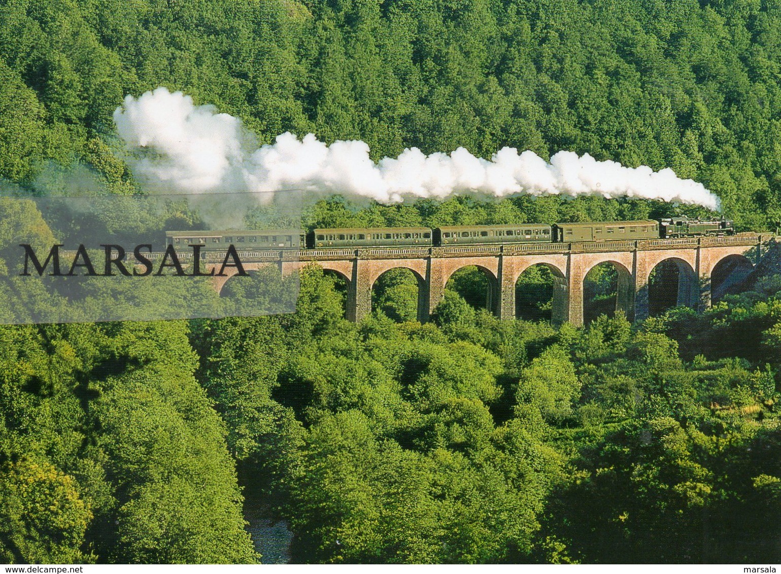 CPM   La 141 TD 740 Du  Chemin  De Fer Touristique Limousin Périgord Sur Le Viaduc De Bussy Varache - Andere & Zonder Classificatie