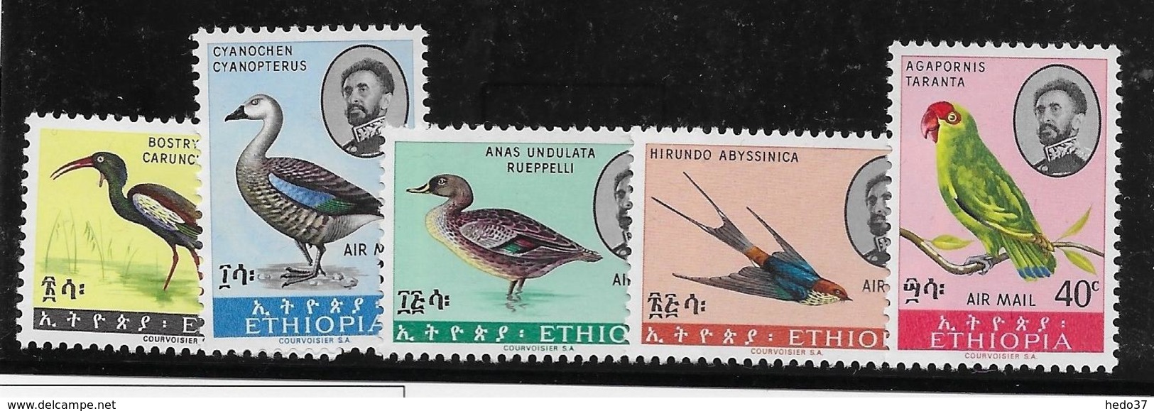 Ethiopie Poste Aérienne N°74/78 - Oiseaux - Neufs ** Sans Charnière - TB - Ethiopie