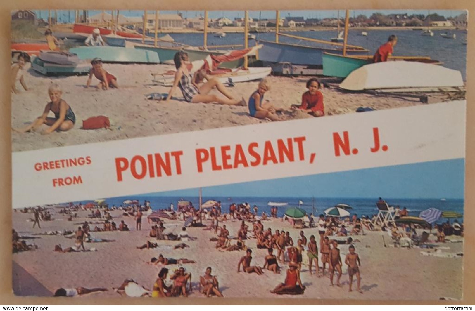 POINT PLEASANT - NEW JERSEY - Greetings From Point Pleasant 1964 Beach Vg - Altri & Non Classificati