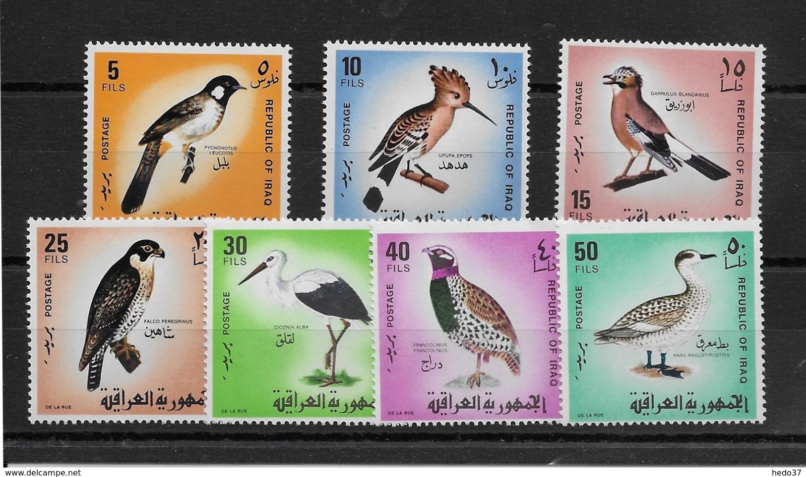 Iraq N°487/493 -  Oiseaux - Neufs ** Sans Charnière - TB - Iraq