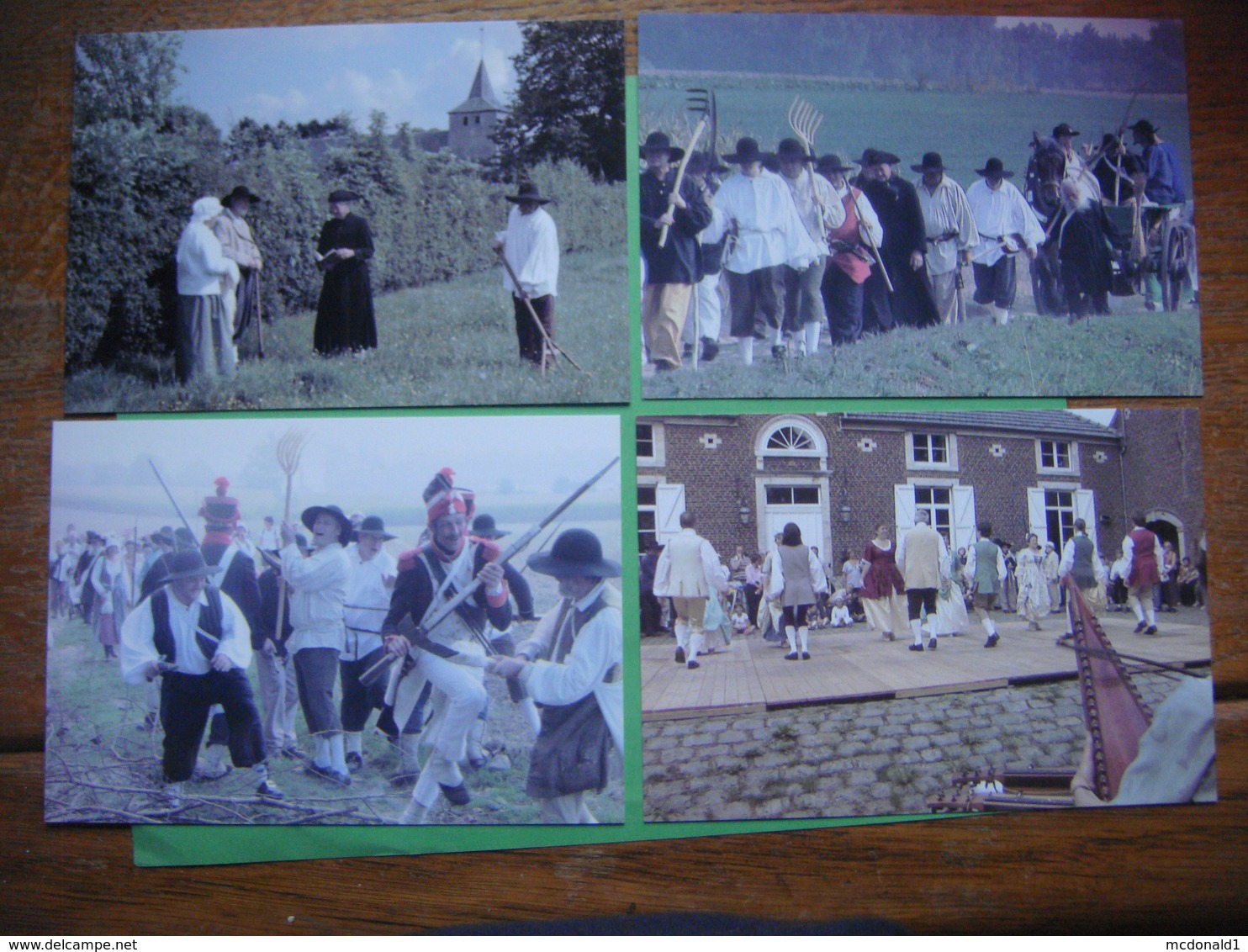 Lot De 6 Cartes De INCOURT Jodoigne Via Roux Miroir Et Lathuy - Marche Des Chouans - 3ème Dimanche De Septembre ( Rare ) - Incourt