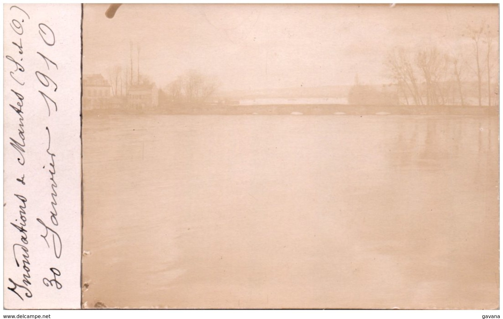 78 Inondations De MANTES - 30 Janvier 1910 - Carte-photo - Mantes La Ville