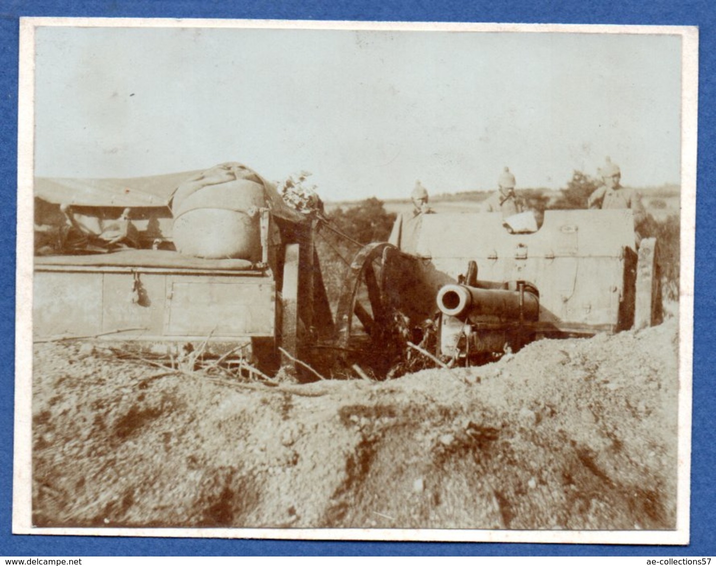 Photo  -  Canon Allemand - War 1914-18