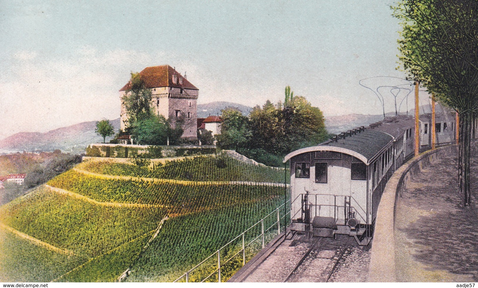 Frankrijk Chateau Du Chatelard Train - Eisenbahnen