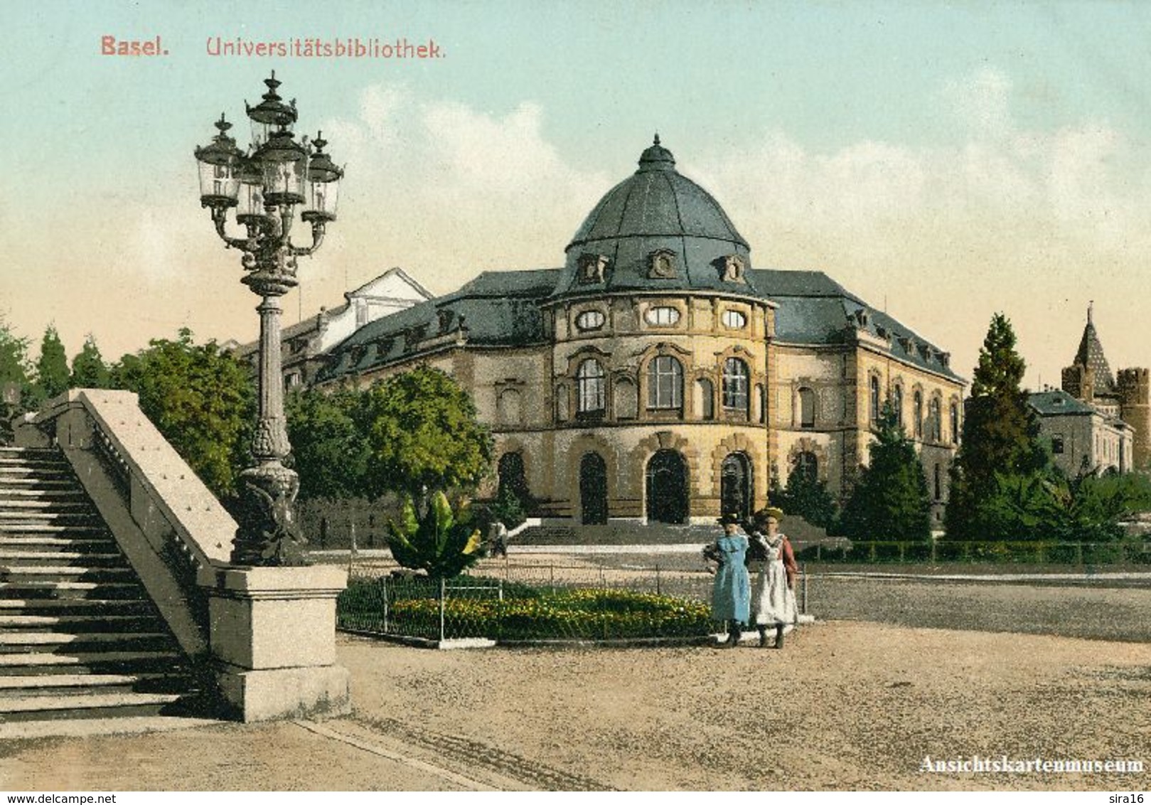 Basel - Universitätsbibliothek Belebt + C1905 - Bâle