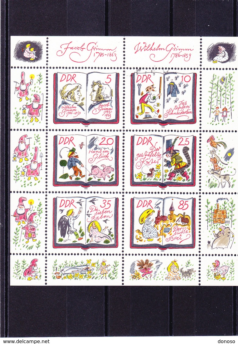 RDA 1985 FRERES GRIMM Yvert 2610-2615 NEUF** MNH - Neufs