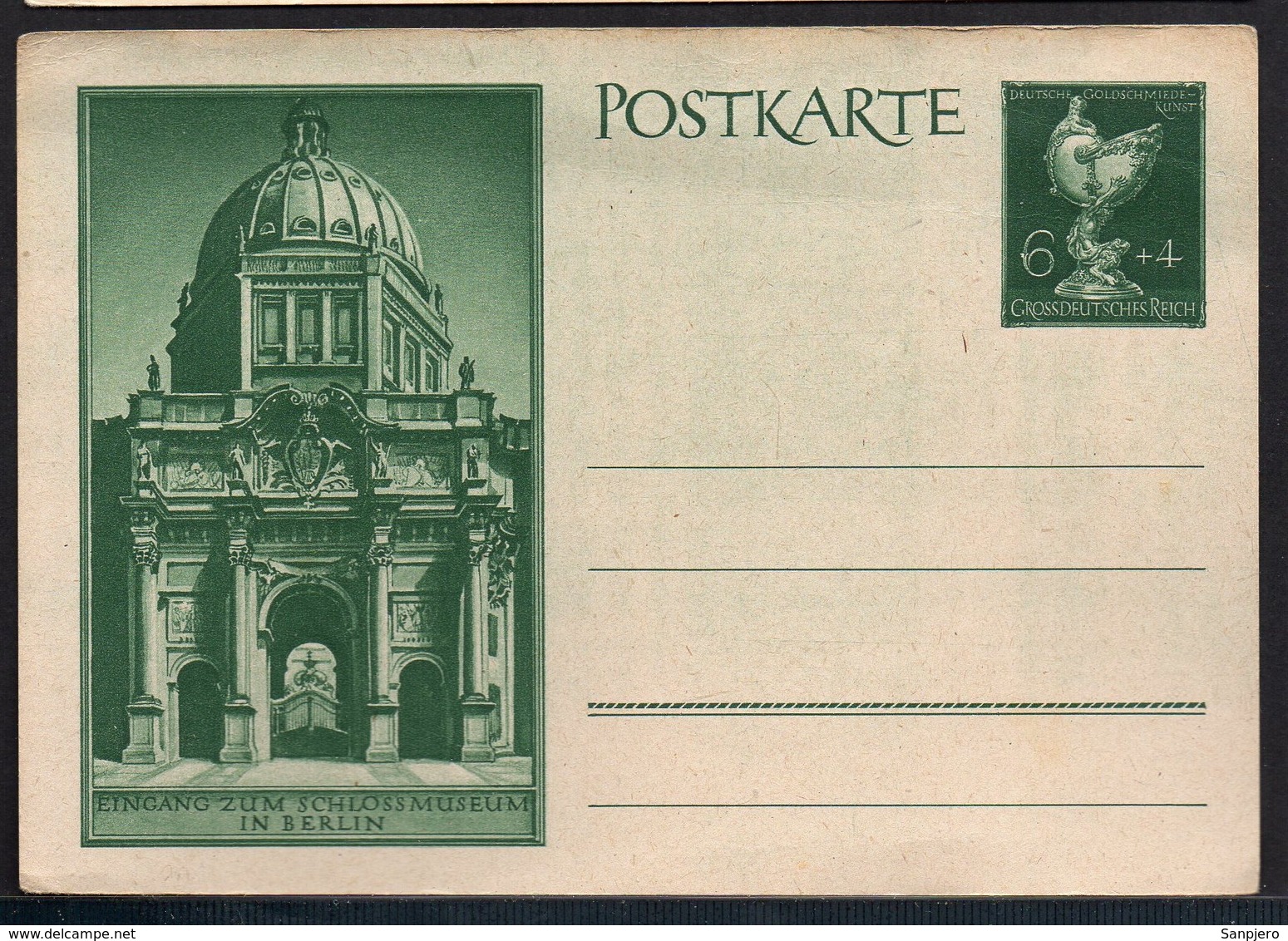 DR DEUTSCHES REICH POSTKARTE - Altri & Non Classificati