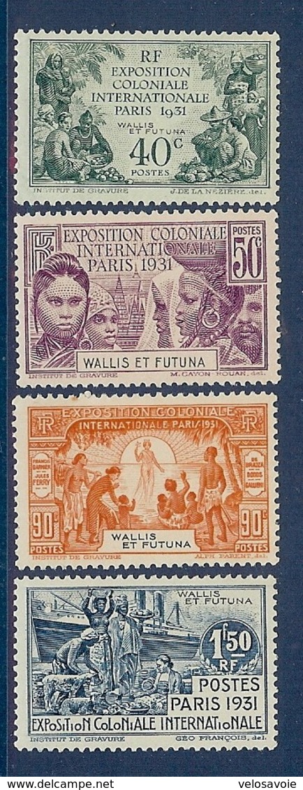 WALLIS ET FUTUNA N° 66/69EXPO COLONIALE DE 1931 ** - Ongebruikt