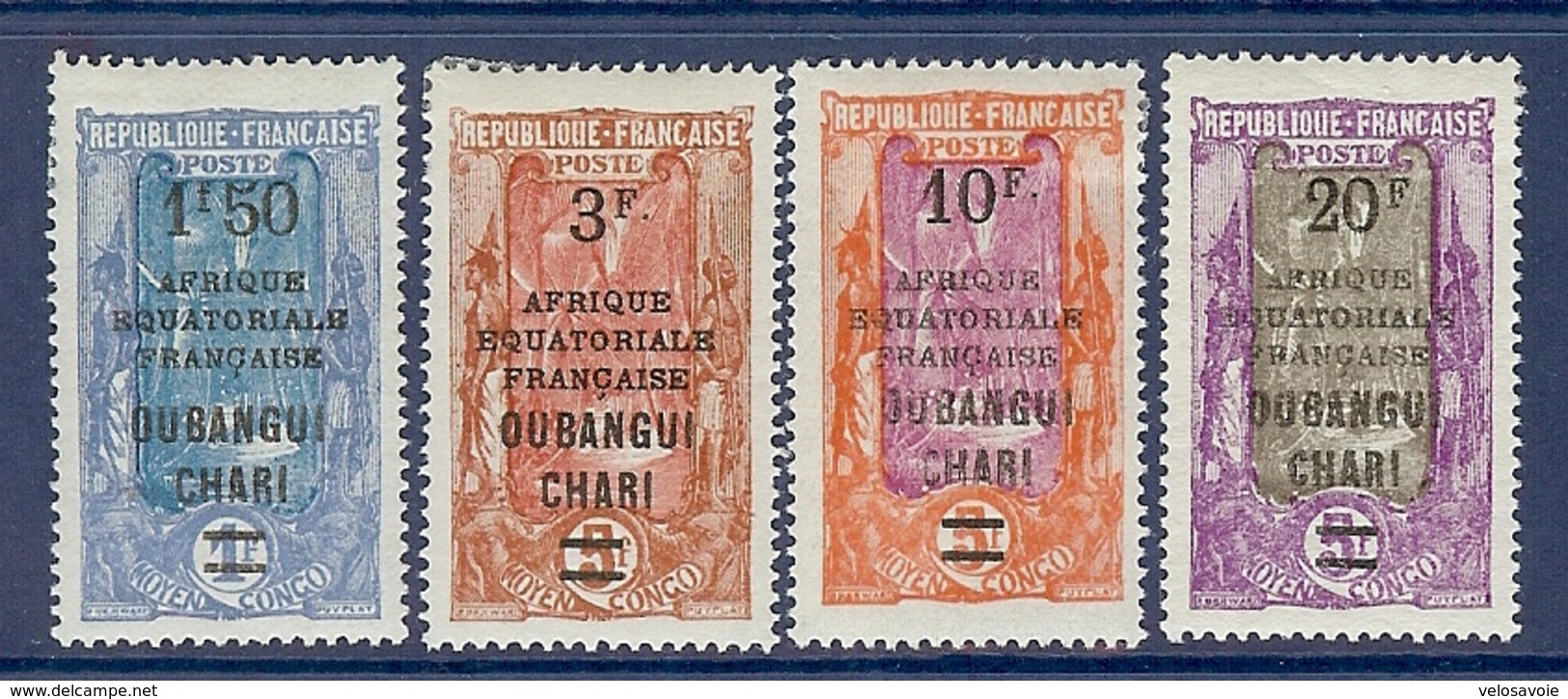 OUBANGUI N° 63/74 * - Unused Stamps