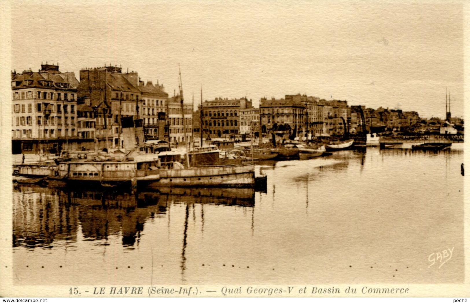 N°67034 -cpa Le Havre -le Bassin Du Commerce- - Port