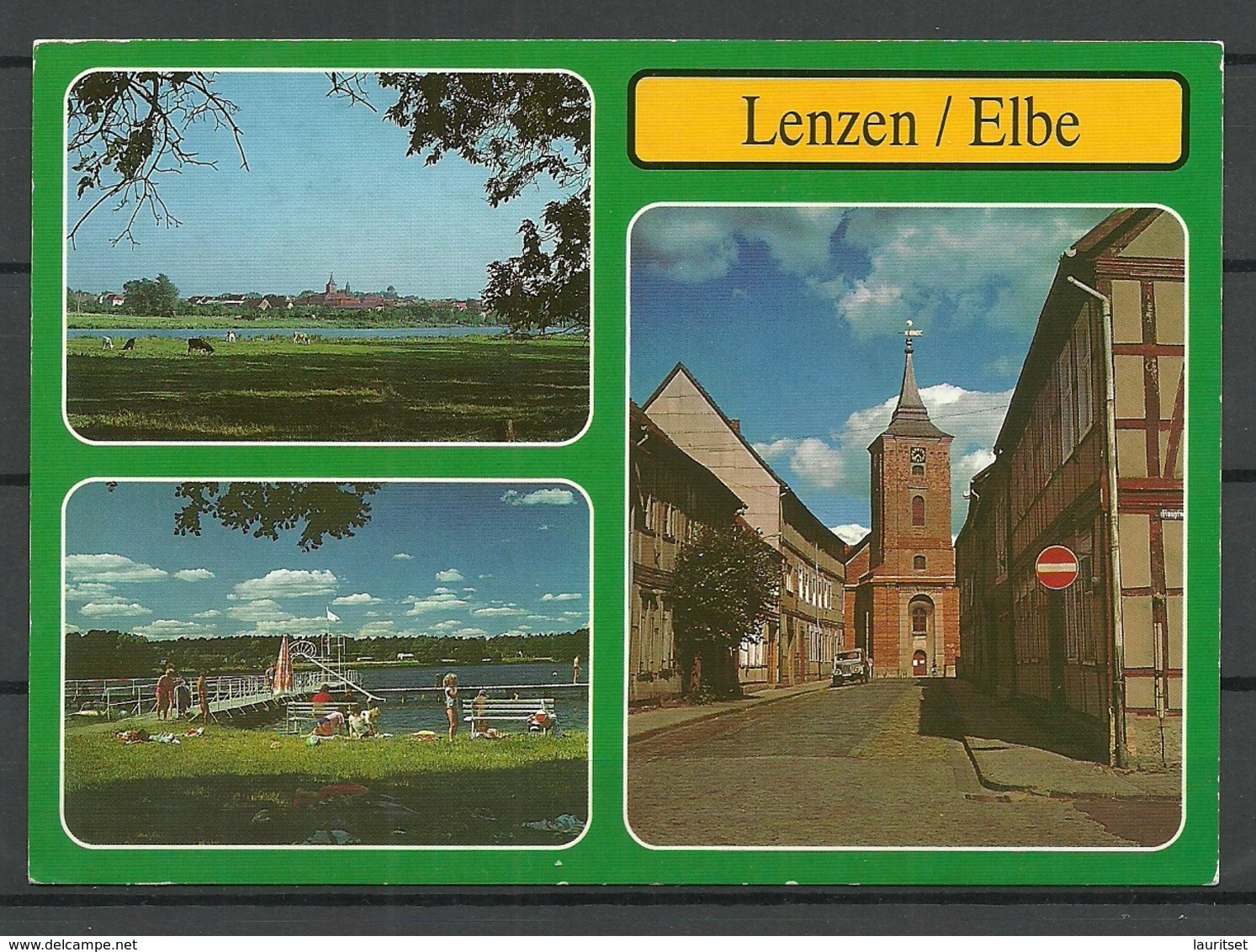 Deutschland LENZEN (sent 1997, With Stamp) - Lenzen