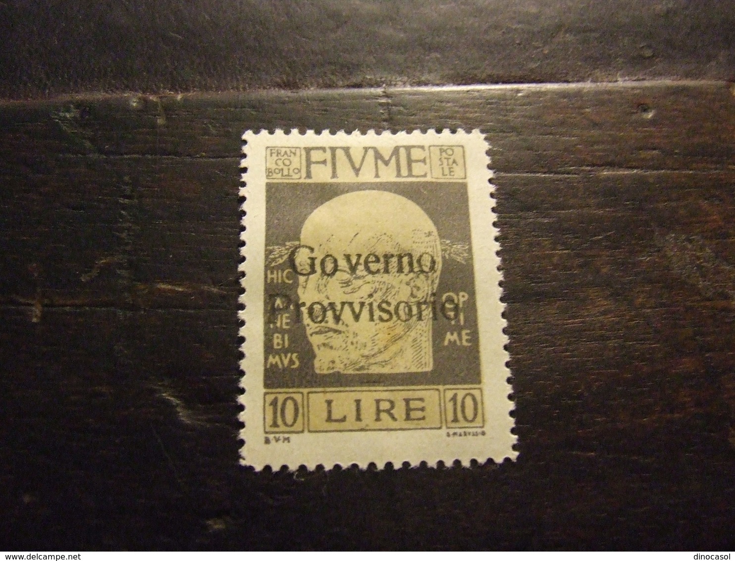 FIUME 1921 GOVERNO PROVVISORIO 10 L NUOVO * - Fiume