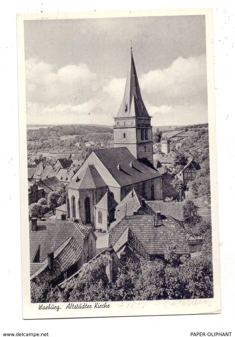 3530 WARBURG, Altstädter Kirche, 1950 - Warburg