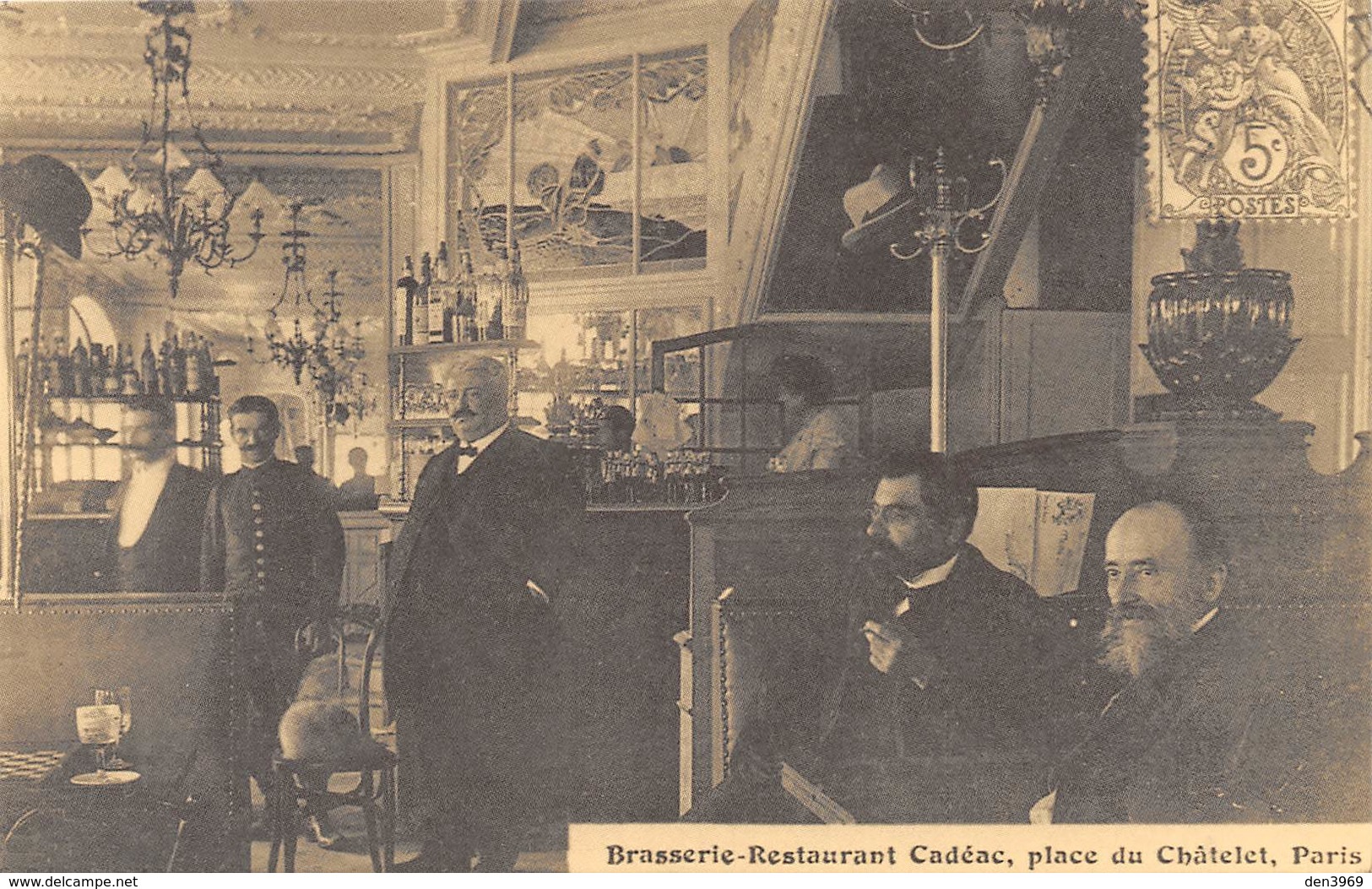 Paris - Brasserie-Restaurant Cadéac, Place Du Châlelet - Cecodi N'P 143 - Sets And Collections