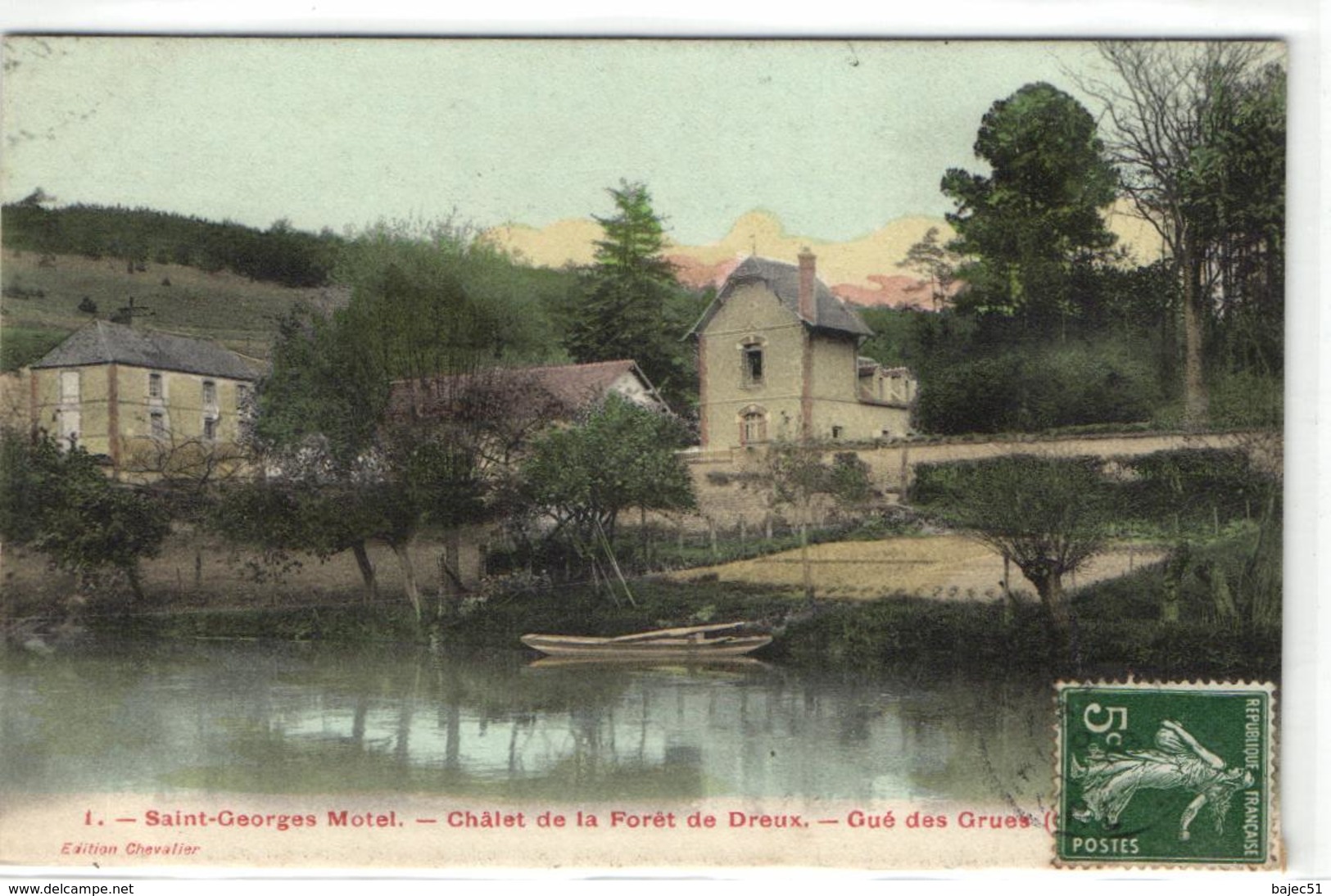 1 Cpa Saint Georges Motel - Châlet De La Forêt De Dreux - Saint-Georges-Motel