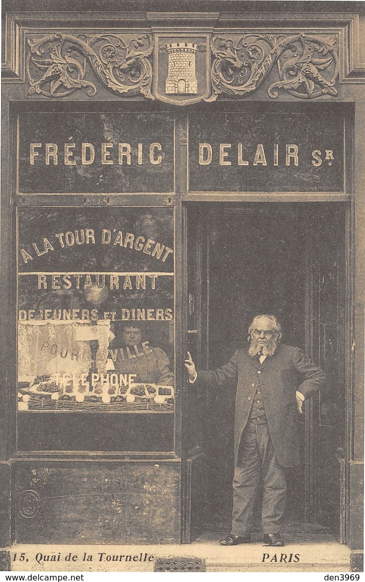 Paris - Restaurant "A La Tour D'Argent" - 15 Quai De La Tournelle - Cecodi N'797 - Lots, Séries, Collections