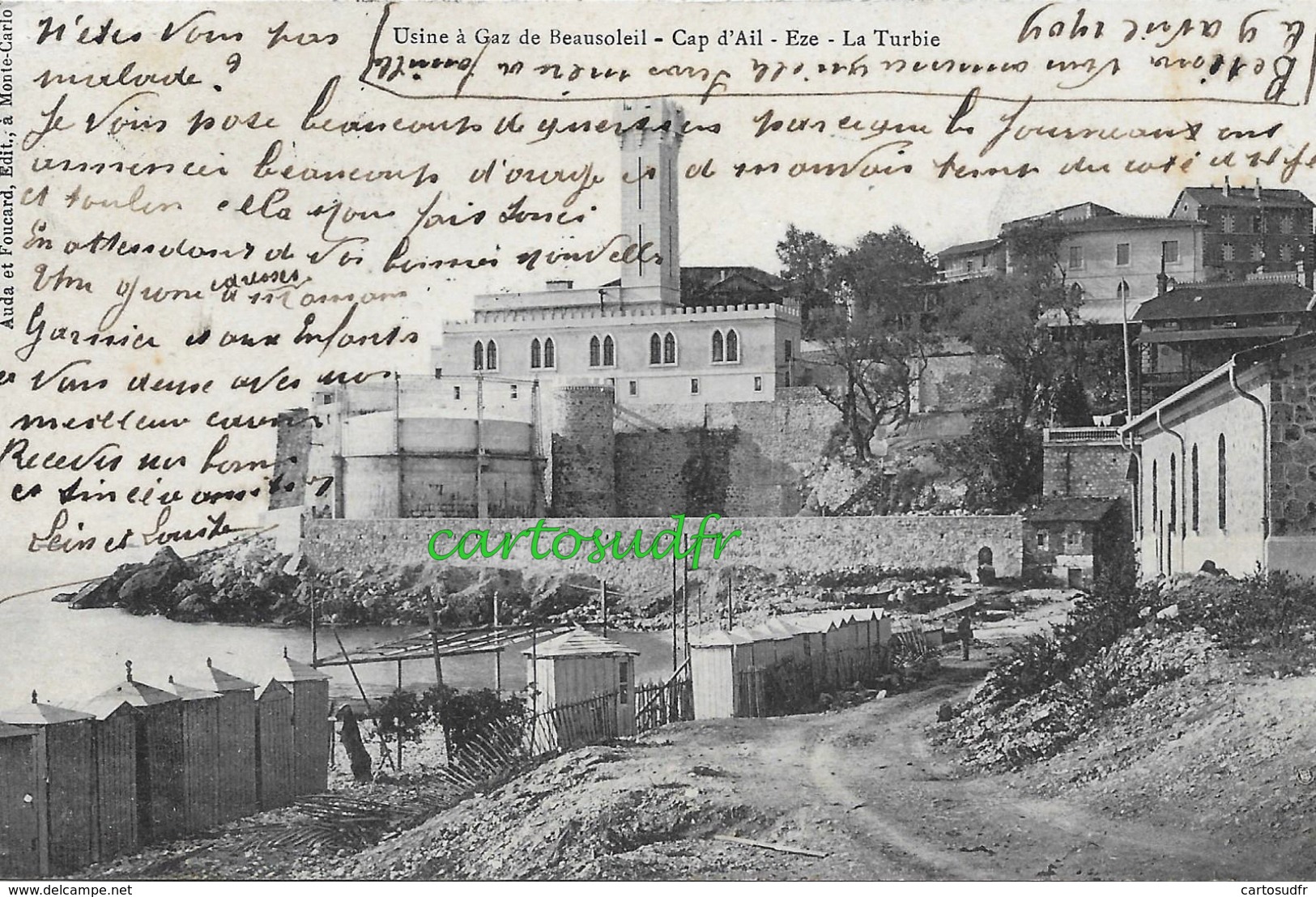 MONACO - CAP D'AIL - EZE - LA TURBIE - BEAUSOLEIL - USINE A GAZ TBE - Autres & Non Classés