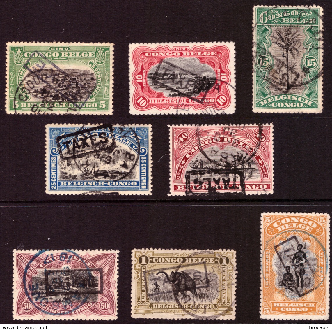 Congo TX 0041/48 (o) Bilingues - Oblitérés