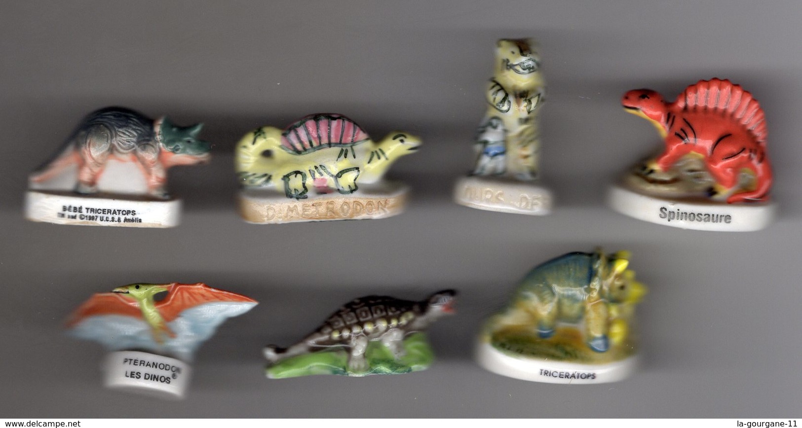 LOT 7 Fèves Brillantes  DINOSAURES & ANIMAUX PREHITORIQUES  De Différentes Séries - Dieren