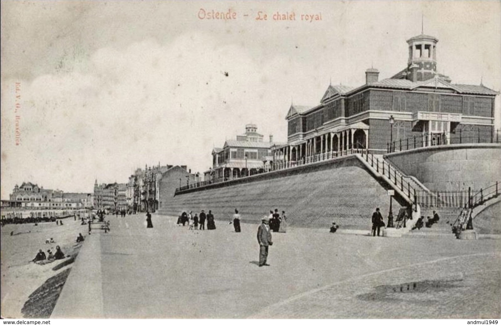 OSTENDE-OOSTENDE - Le Châlet Royal - Oblitération De 1906 - Oostende