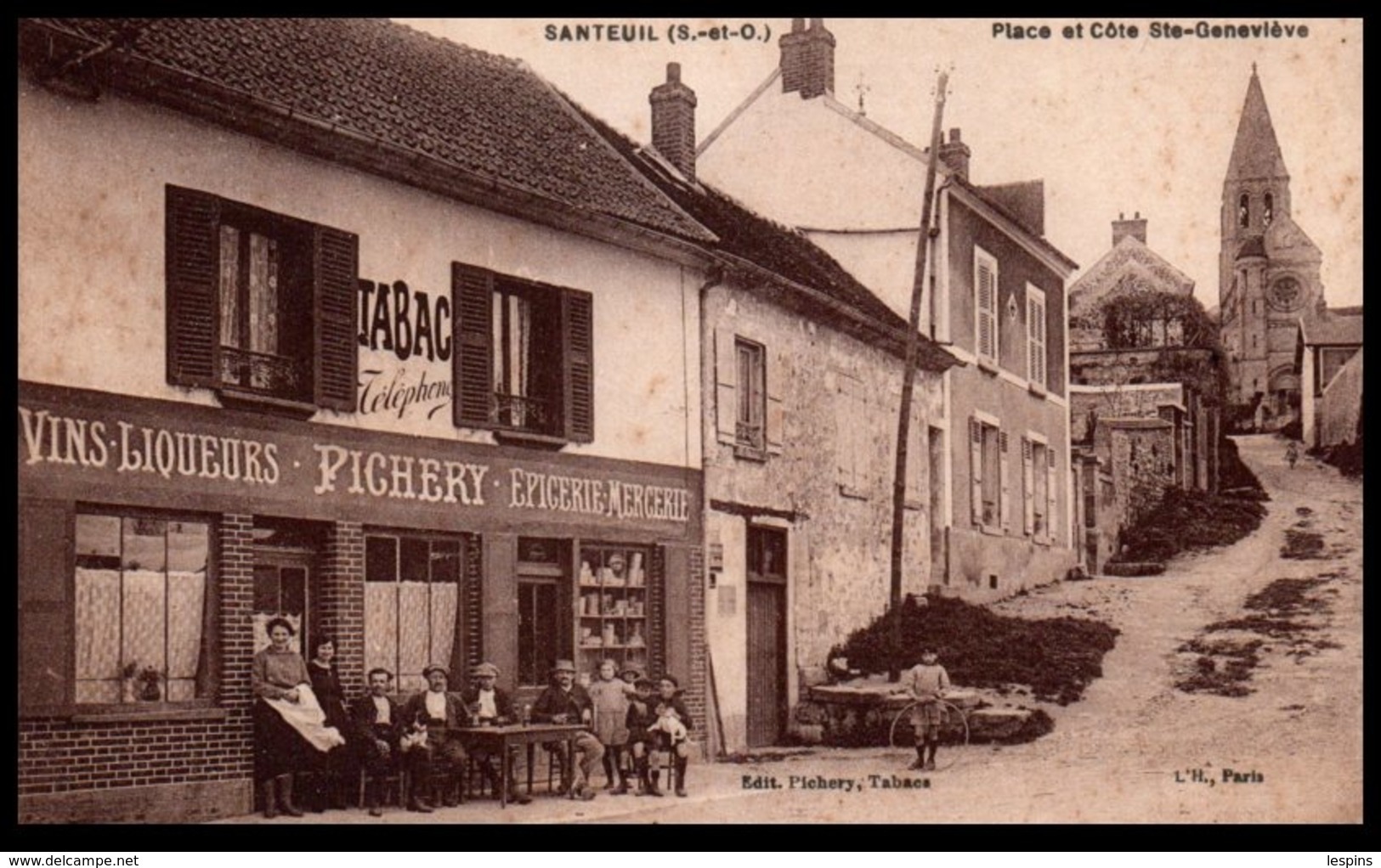 95 - SANTEUIL --  Place Et Côte Ste Geneviève - Santeuil