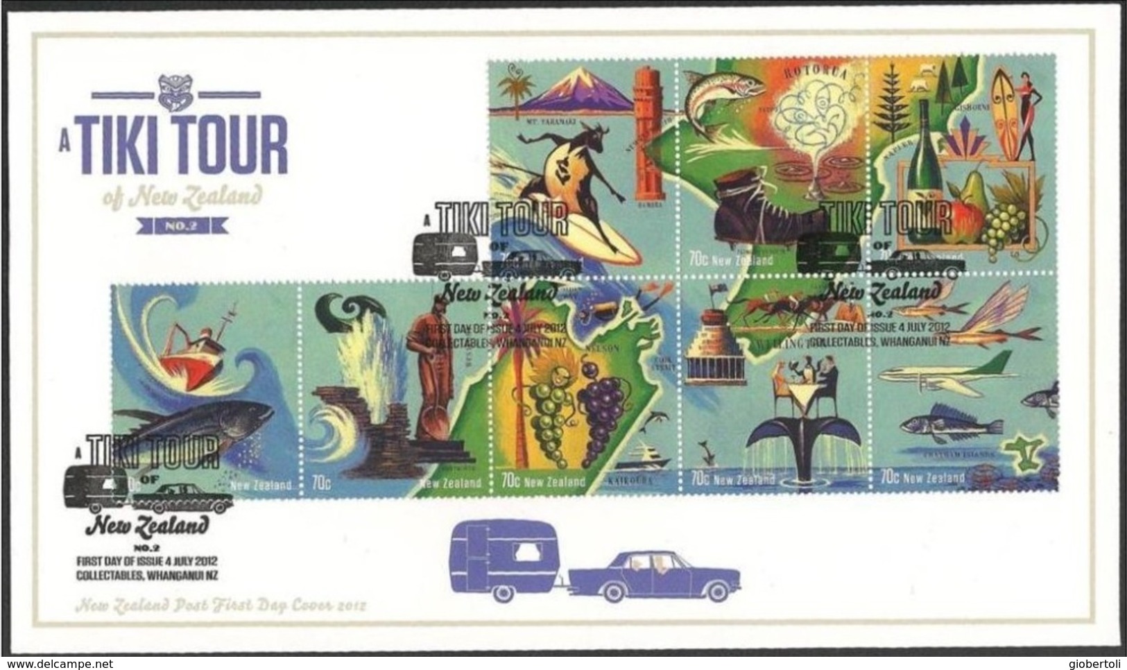 Nuova Zelanda/New Zealand - 3 FDC - Turismo, Tourism, Tourisme - Altri & Non Classificati