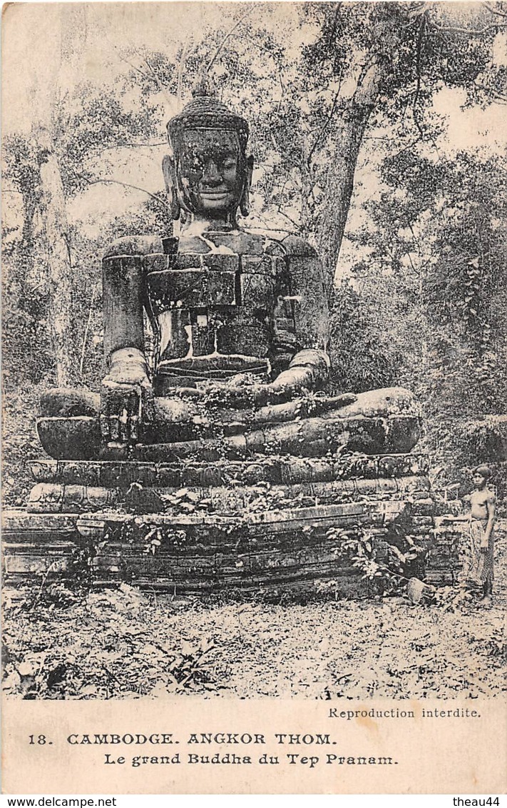 ¤¤  -   CAMBODGE   -   ANGKOR THOM  -  Le Grand BUDDHA Du Tep Pranam    -   ¤¤ - Cambodge
