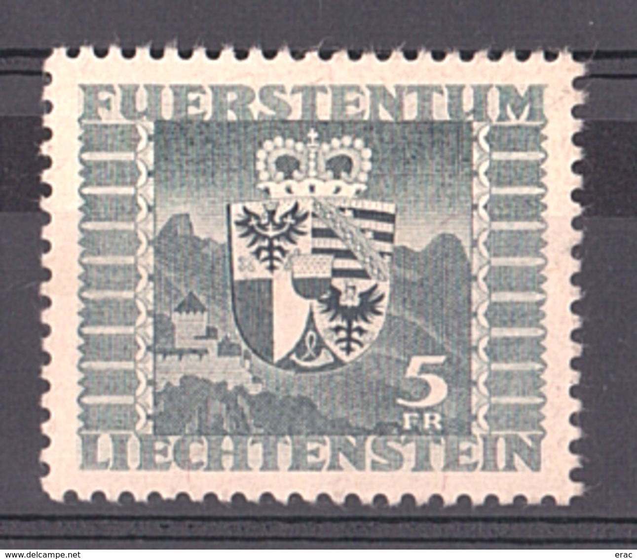 Liechtenstein - 1945 - N° 218 - Neuf ** - Château De Vaduz Et Armoiries - Unused Stamps