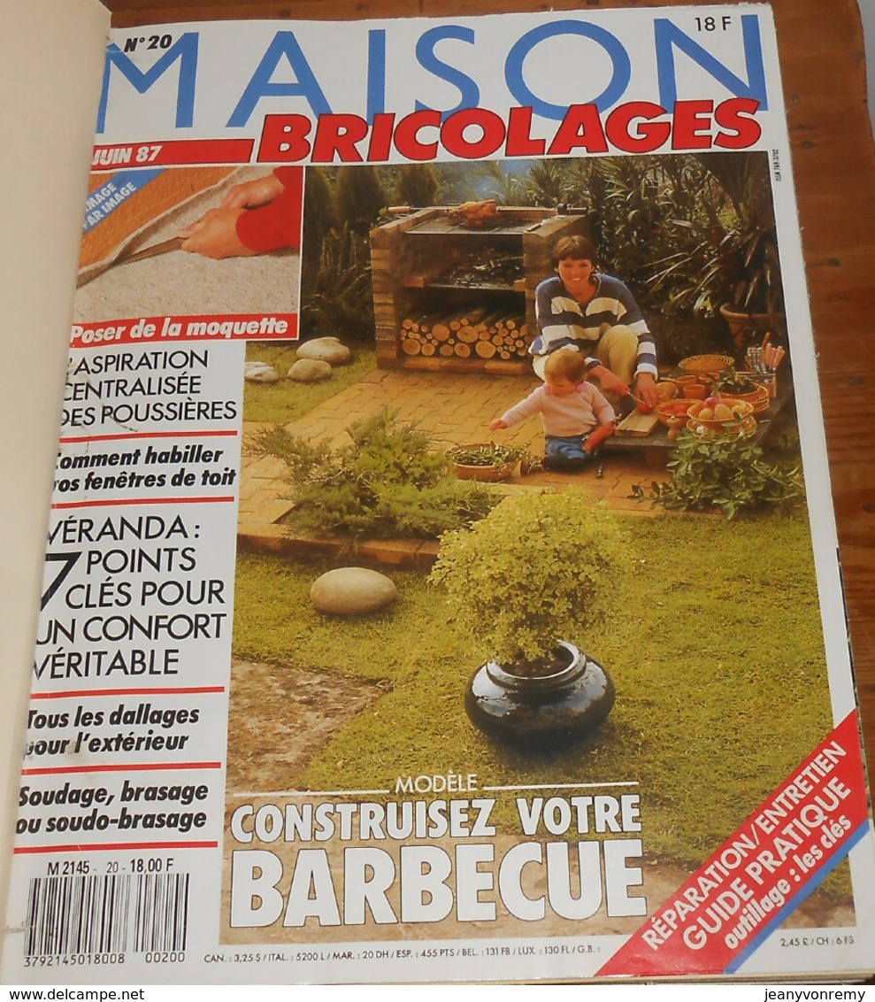 Maison Bricolages. 14 Numéros En Un Seul Livre. 1987 Et 1988; - House & Decoration