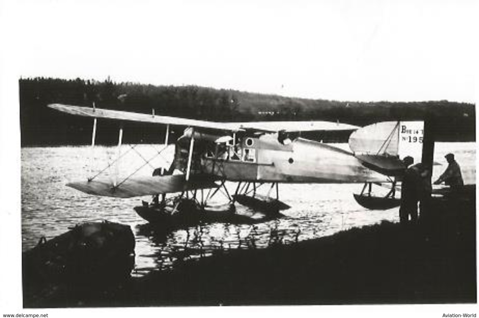 PHOTO AVION BREGUET HYDRAVION  14T N°195   12X8CM - 1946-....: Era Moderna