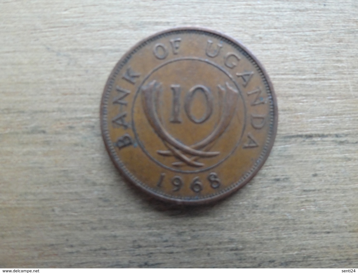 Ouganda  10  Cents  1968  Km 2 - Uganda