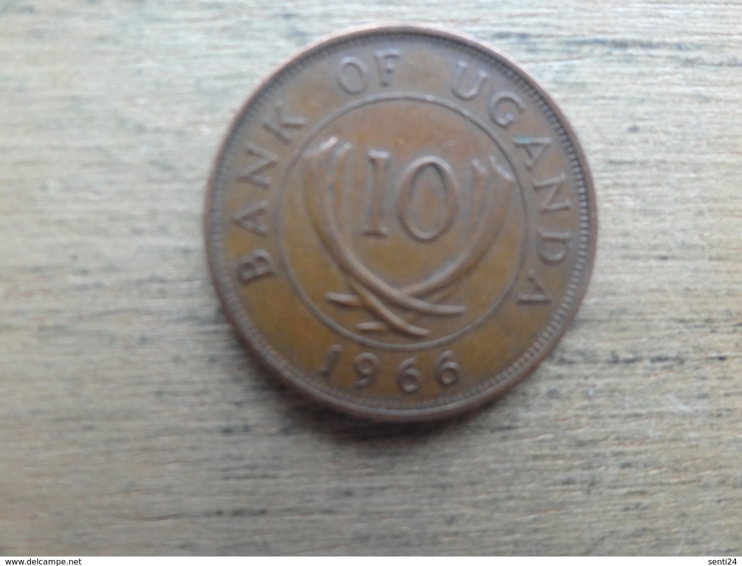 Ouganda  10  Cents  1966  Km 2 - Ouganda