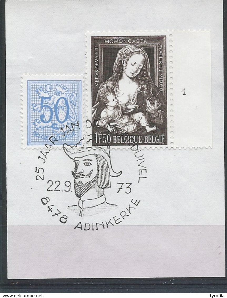 België  O.B.C.  1556   (O)   Plaatnummer  4   Adinkerke - Used Stamps