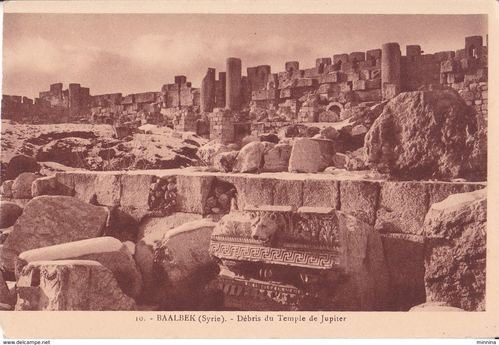 Baalbeck - Debris Du Temple De Jupiter - Siria