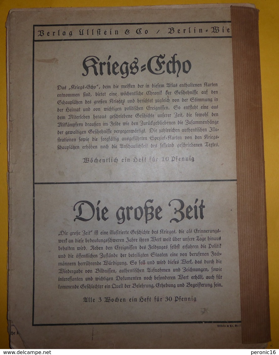 38 Karten 1914/1915 - 5. Zeit Der Weltkriege