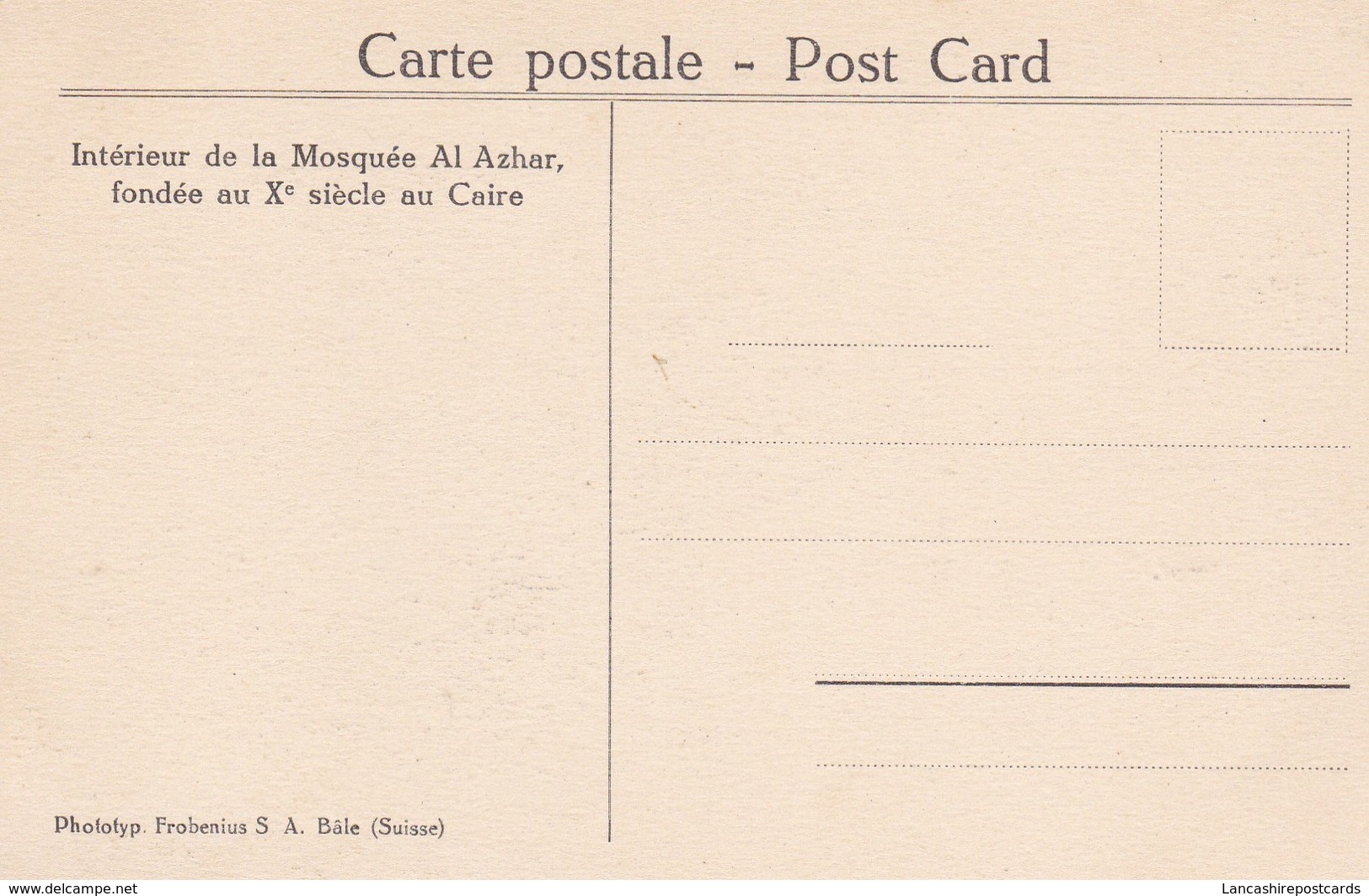 Postcard Mosquee Al Azhar Caire [ Cairo Mosque Al Azhar Sunni University ] My Ref  B12593 - Cairo