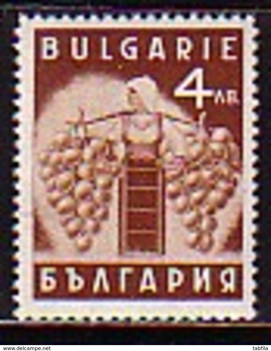 BULGARIA / BULGARIE - 1938 - Produits Nationaux - Raisin  - 1v** - Nuovi