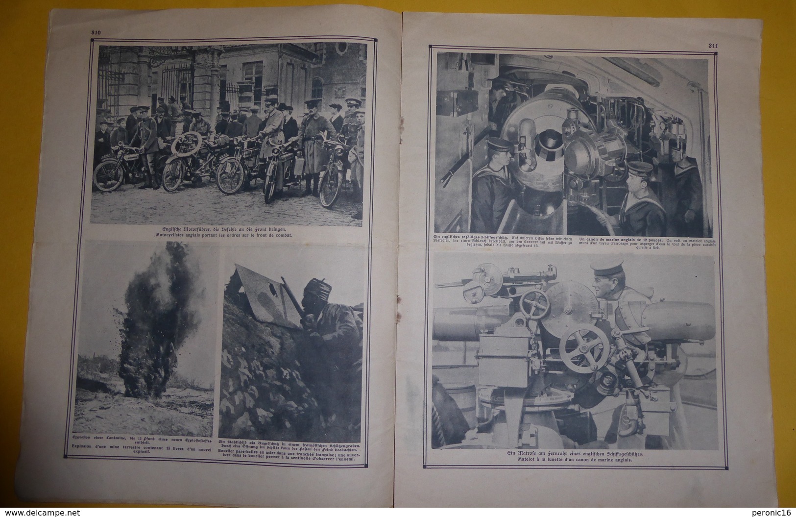 Courrier De Guerre - Edition Hebdomadaire N° 20 (Français - Allemand) - 5. World Wars