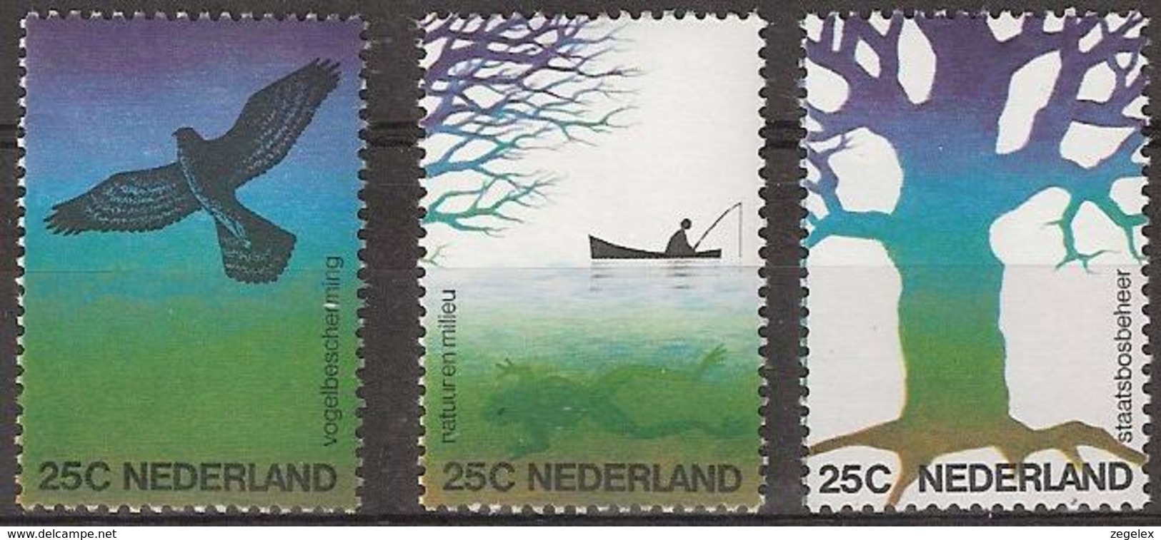 1974 Natuur En Milieu - 1043 -1045 Postfris/MNH - Ongebruikt