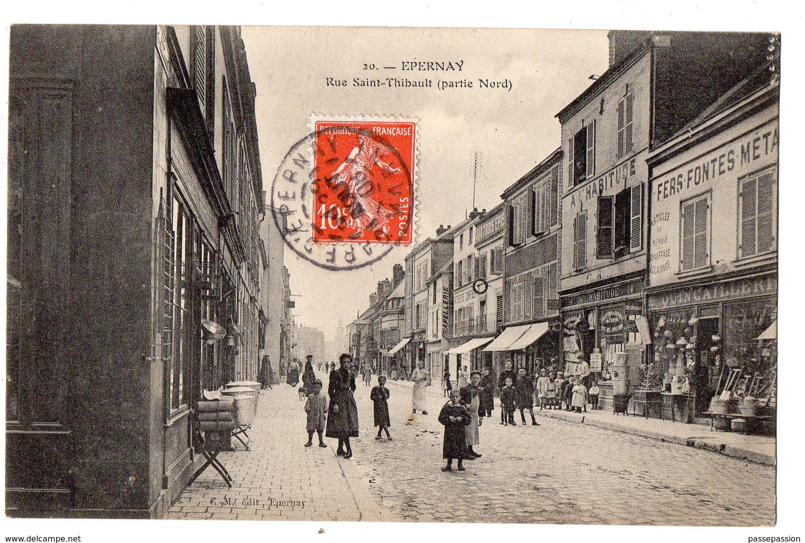 20 - EPERNAY, Rue Saint-Thibault (partie Nord) - Epernay