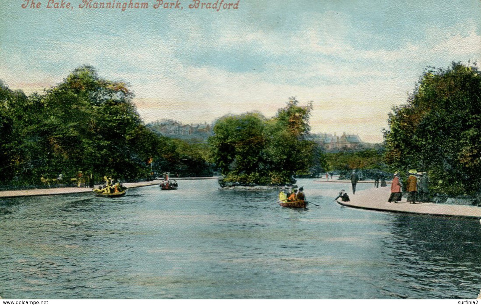 YORKS - BRADFORD - MANNINGHAM PARK - THE LAKE  Y2716 - Bradford
