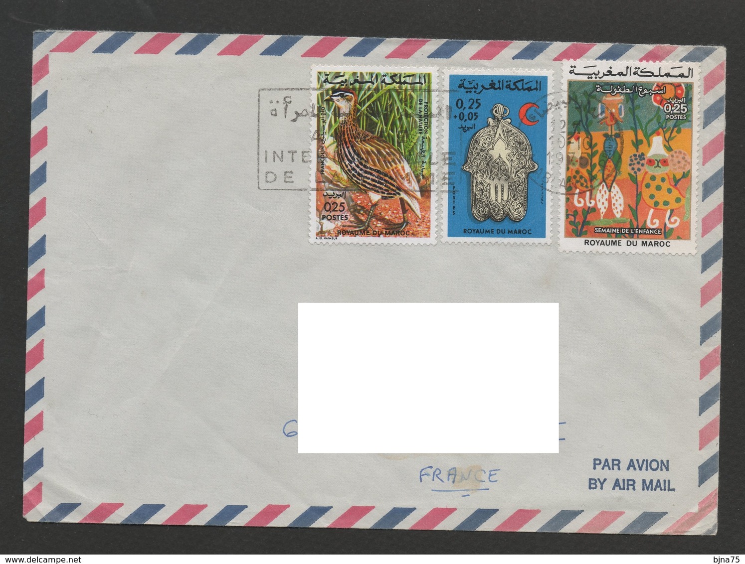 MAROC 1974-1975  N° YT 713 724 732 / Croissant Rouge-Francolin-Semaine De L'Enfance / Année Internationale De La Femme - Morocco (1956-...)