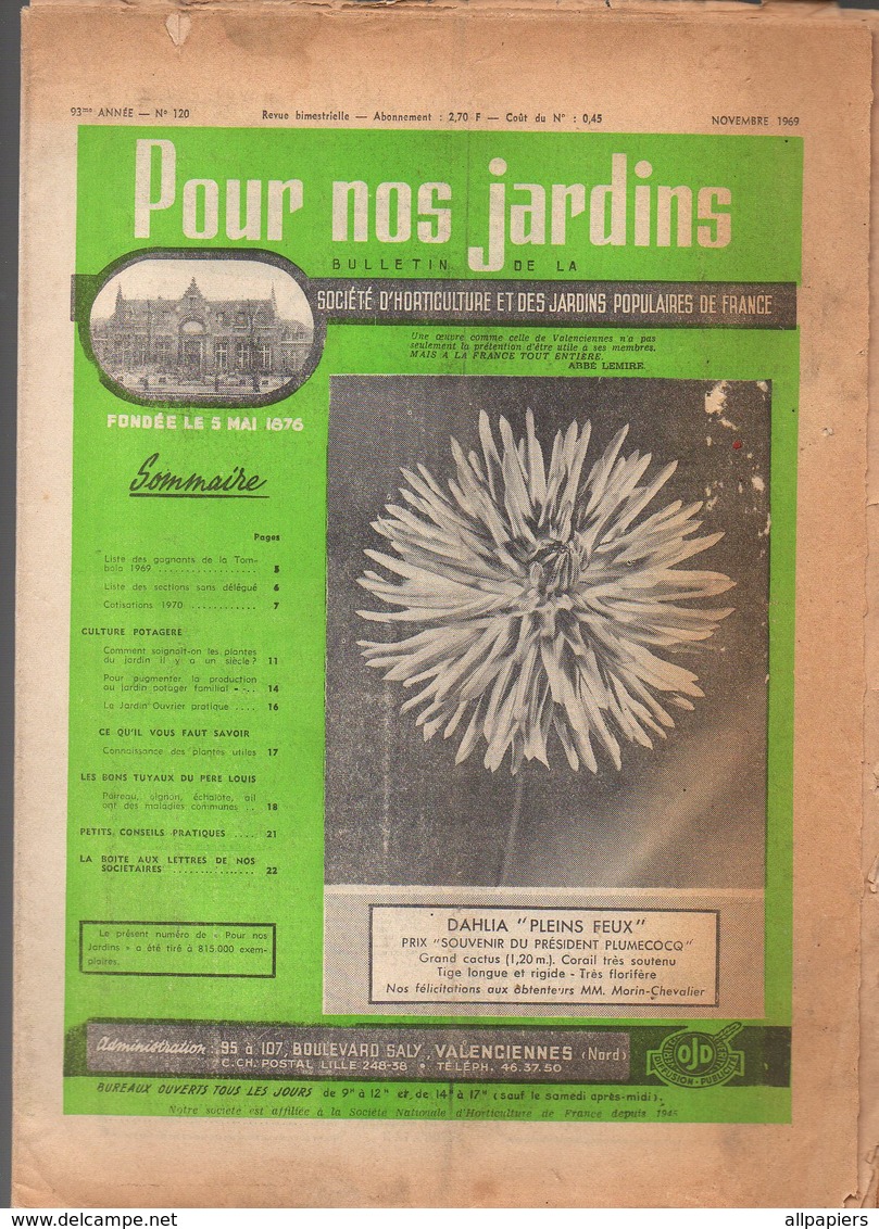 Pour Nos Jardins N°120 Culture Potagère - Pour Augmenter La Production Au Potager Familial - Le Jardin Ouvrier Pratique - Garden